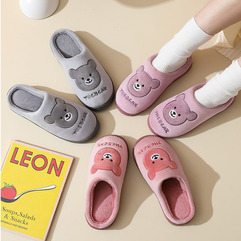 Cotton Slippers For Women In Autumn And Winter, Thick Soled And Warm At Home, Dormitory Slippers For Men
