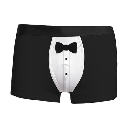 Christmas 3D Printed Men's Underwear Breathable