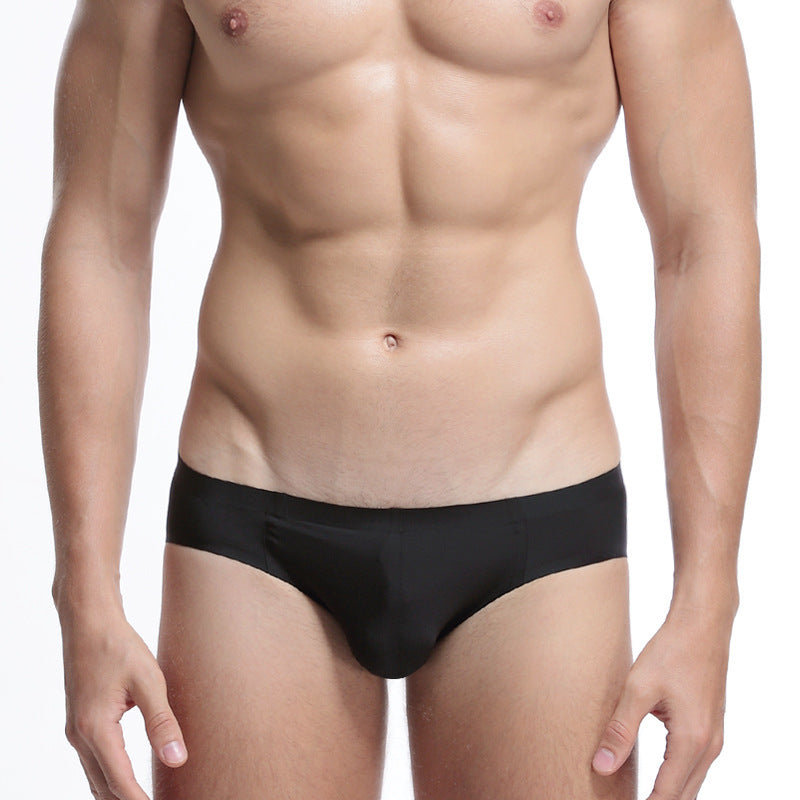 Men's Breathable Briefs Seamless Color Underwear