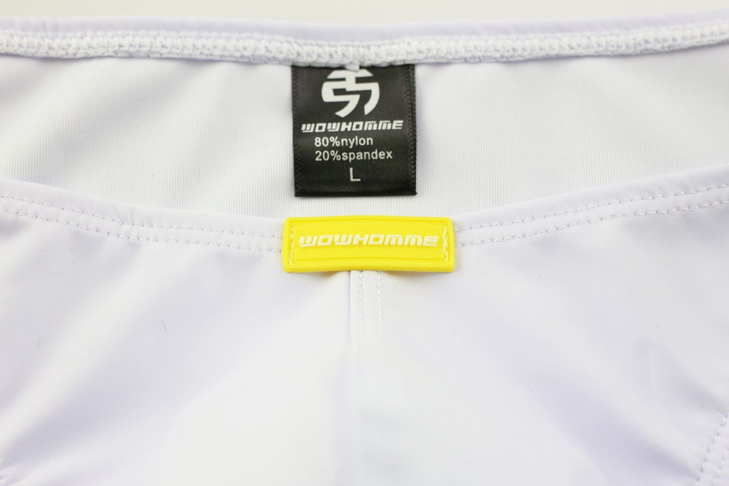 Men's Underwear Leather Triangle Low Waist Double Buckle